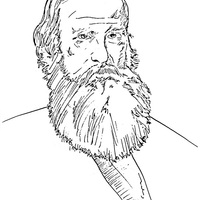 Desenho de Don Pedro II para colorir