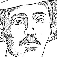 Desenho de Rostos de Santos Dumont para colorir