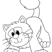 Desenho de Gato do Carteiro Paulo para colorir
