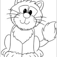 Desenho de Gato Jess para colorir