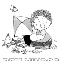 Desenho de Bem vindos alunos para colorir