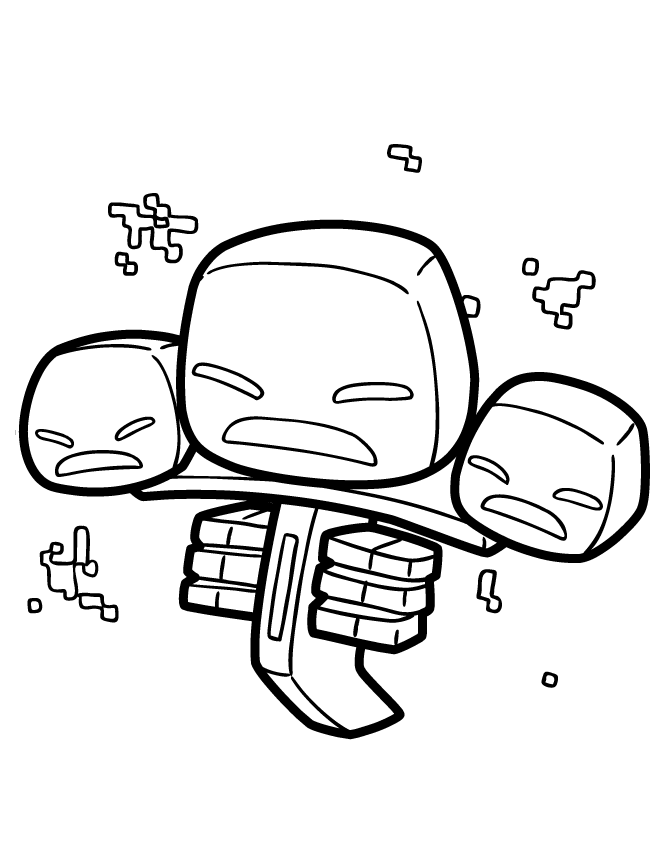 Desenho de Wither para colorir - Tudodesenhos