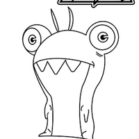 Desenho de Slugterrâneo Bubbaleone para colorir