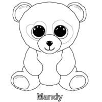 Desenho de Mandy Yoohoo para colorir