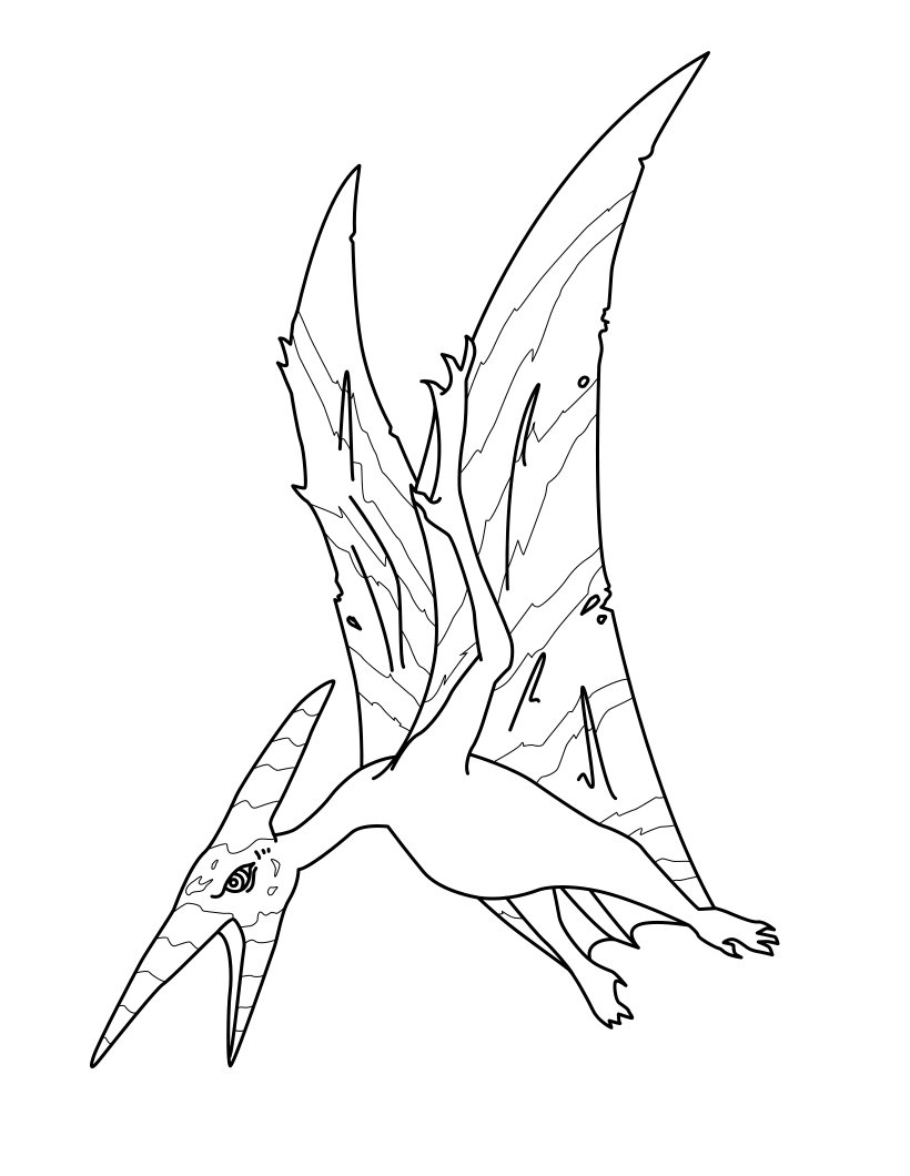 Pteranodonte atacando
