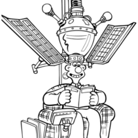 Desenho de Secador profissional de cabelereiro para colorir