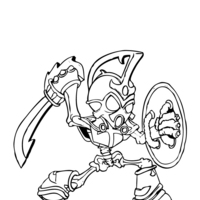 Desenho de Chop Chop de Skylanders para colorir