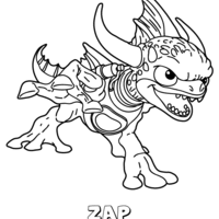 Desenho de Spyro de Skylanders para colorir