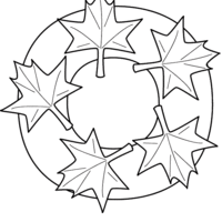 Desenho de Escudo do Canadá para colorir