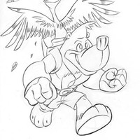 Desenho de Jogo Banjo-Kazooie para colorir