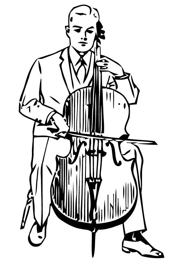 Musico e violoncelo