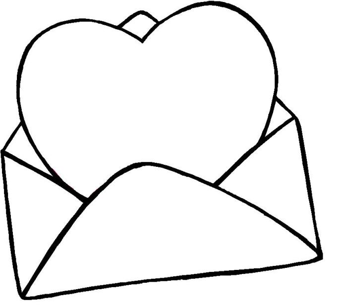 Envelope com coracao