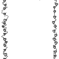 Desenho de Papel de carta de amor para colorir