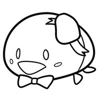 Desenho de Tsum Tsum Donald para colorir
