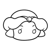 Desenho de Tsum Tsum Jasmine para colorir