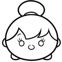 Desenho de Tsum Tsum Tinker Bell para colorir