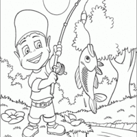 Desenho de Pesca maravilhosa para colorir