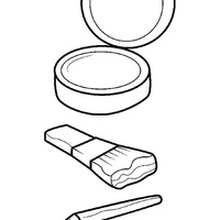 Desenho de Boca com batom para colorir - Tudodesenhos