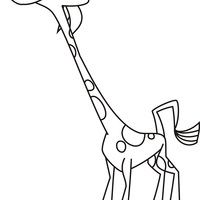 Desenho de Girafa de Meu Amigãozão para colorir