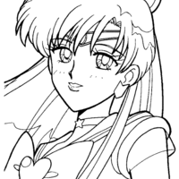 Desenho de Garota de mangá para colorir