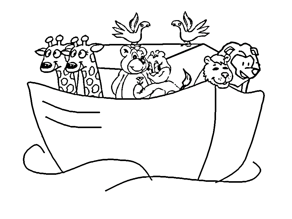 Bichos reunidos na arca de noe