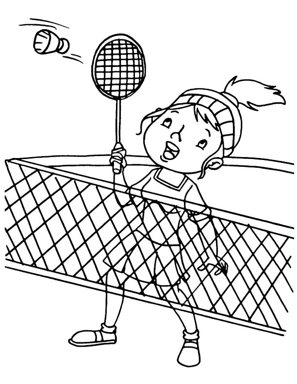 Download Desenho de Quadra de badminton para colorir - Tudodesenhos