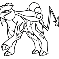 Desenho de Lugia Pokemon para colorir