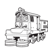 Desenho de Irving de Chuggington para colorir