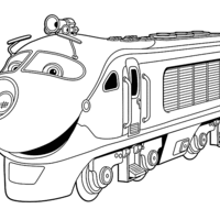 Desenho de Koko de Chuggington para colorir