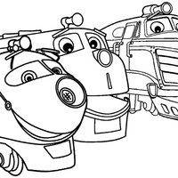 Desenho de Locomotivas de Chuggington para colorir