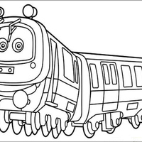 Desenho de Trem de Chuggington para colorir