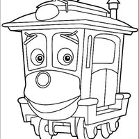 Desenho de Zephie de Chuggington para colorir