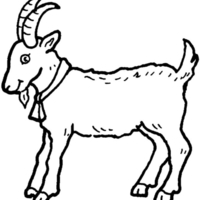 Desenho de Capricórnio - Signos do Zoodiaco para colorir