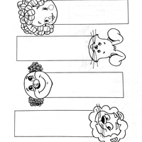 Desenho de Bonitos marcadores de livro para colorir