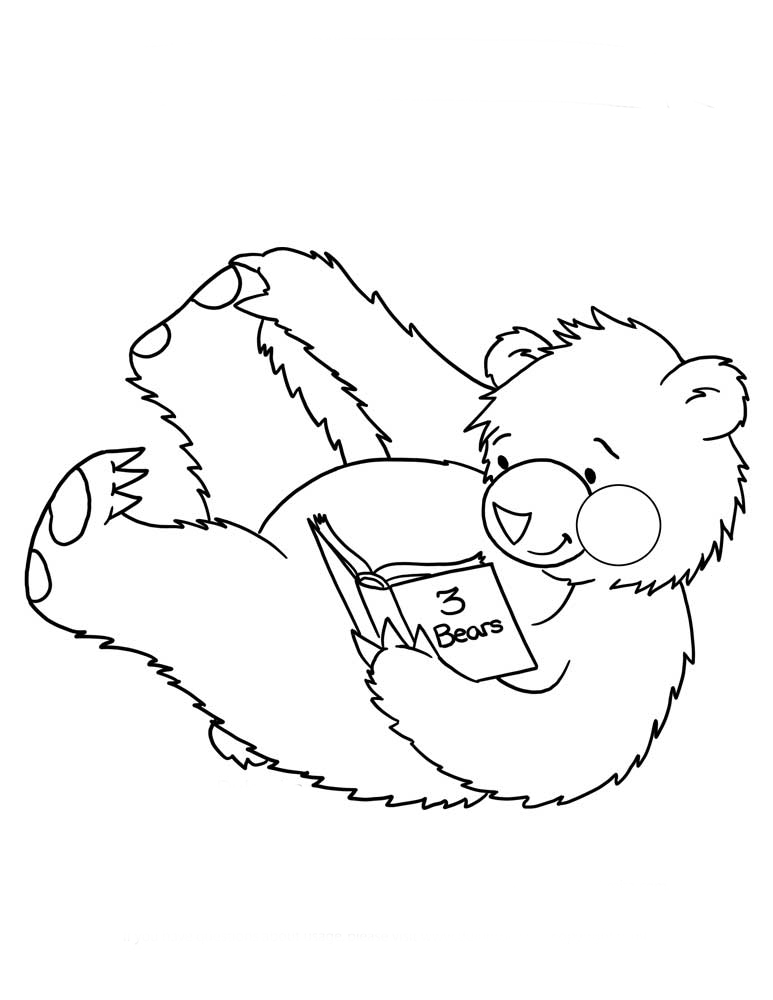 Urso e livro