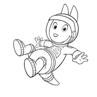 Desenho de Austin de Backyardigans para colorir