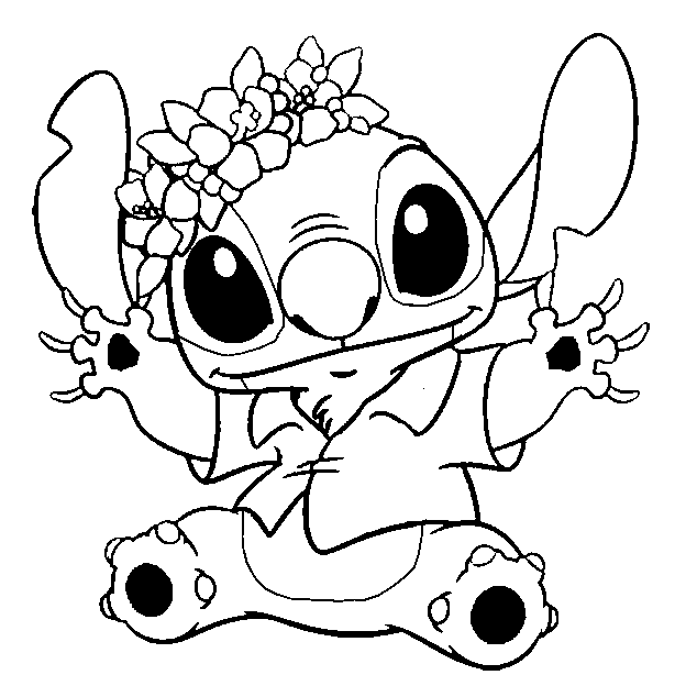 Como Desenhar Stitch Colorindo desenho 