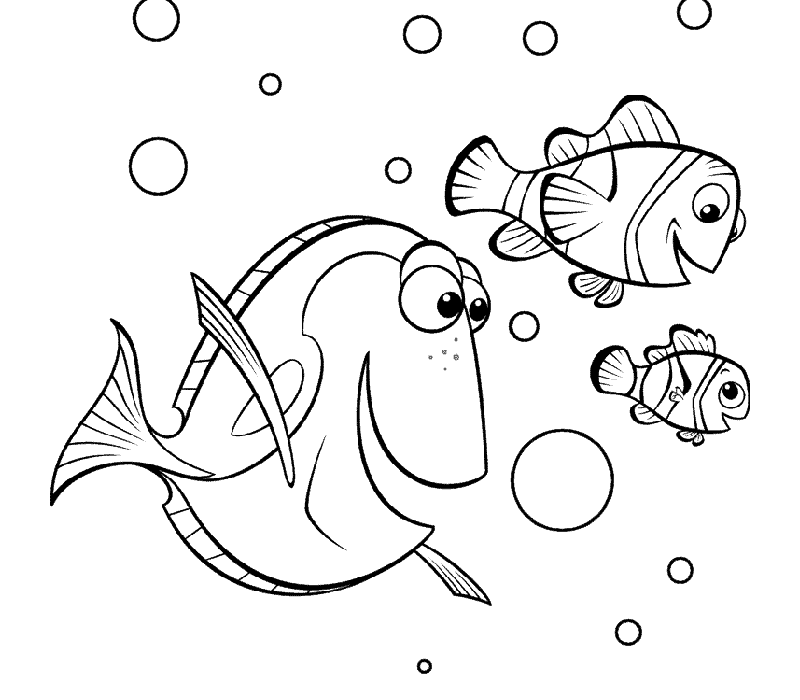 Desenho De Dory E Nemo No Mar Para Colorir Tudodesenhos Porn Sex