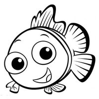 Desenho de Peixe Nemo para colorir