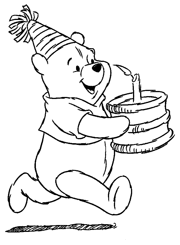 Bolo de aniversario do pooh