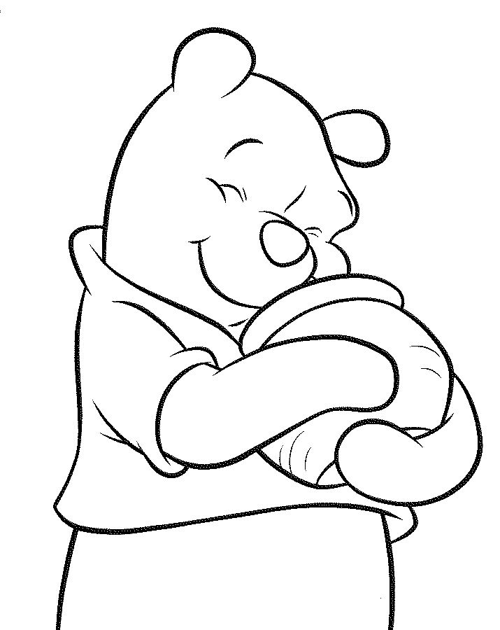 Winnie the pooh e o pote de mel