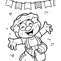 Desenhos para Colorir Festa Junina Turma da Mônica pdf