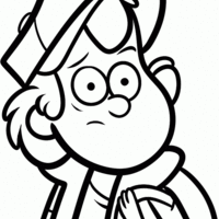 Desenho de Dipper para colorir