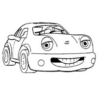 Desenho de Carro popular para colorir