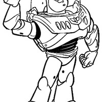 Desenho de Buzz Lightyear de Toy Story para colorir