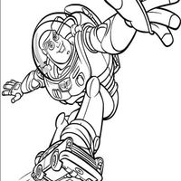 Desenho de Buzz Lightyear para colorir