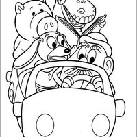 Desenho de Carrinho de brinquedos para colorir