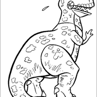 Desenho de Rex de Toy Story para colorir