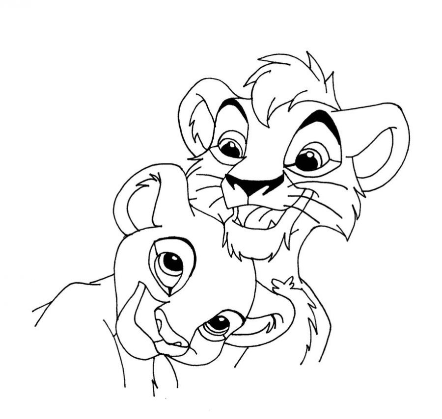 Simba e nala adolescentes