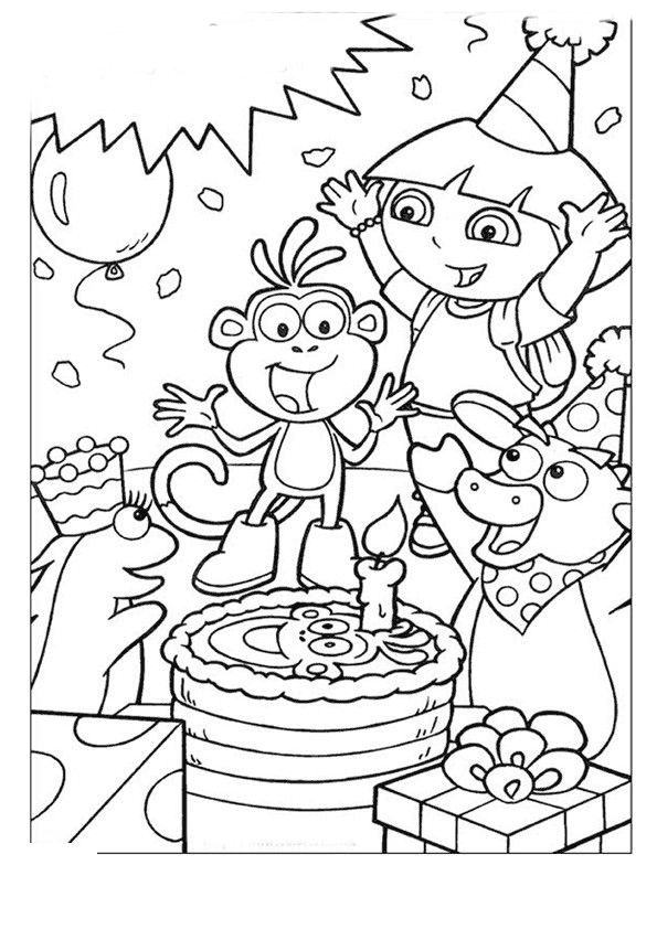 Desenhos para colorir de desenho do macaco botas dançando para colorir  